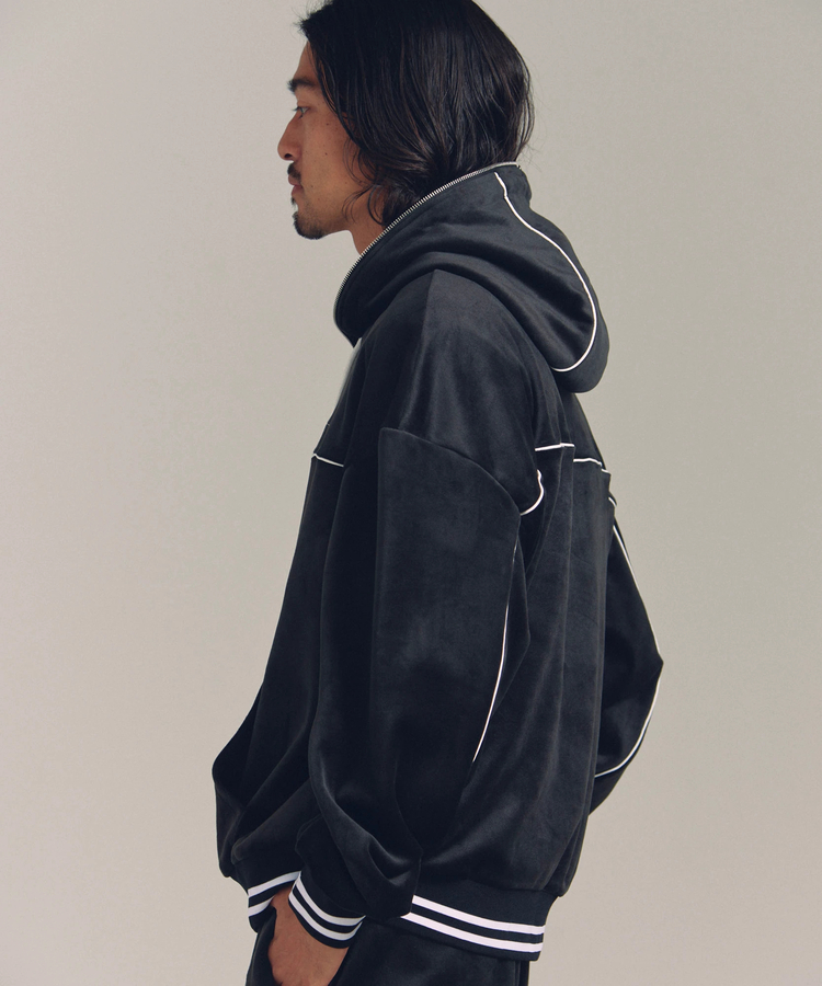 JACKROSE(ジャックローズ) |GA VELOR TRACK ZIP HOODIE *セットアップ対応(MENS)