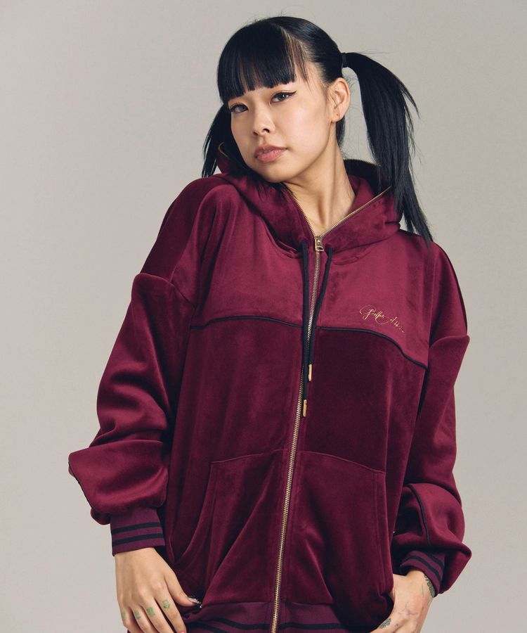 JACKROSE(ジャックローズ) |GA VELOR TRACK ZIP HOODIE *セットアップ対応(MENS)