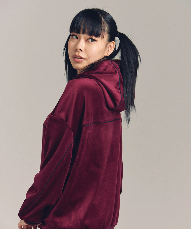 JACKROSE(ジャックローズ) |GA VELOR TRACK ZIP HOODIE *セットアップ対応(MENS)