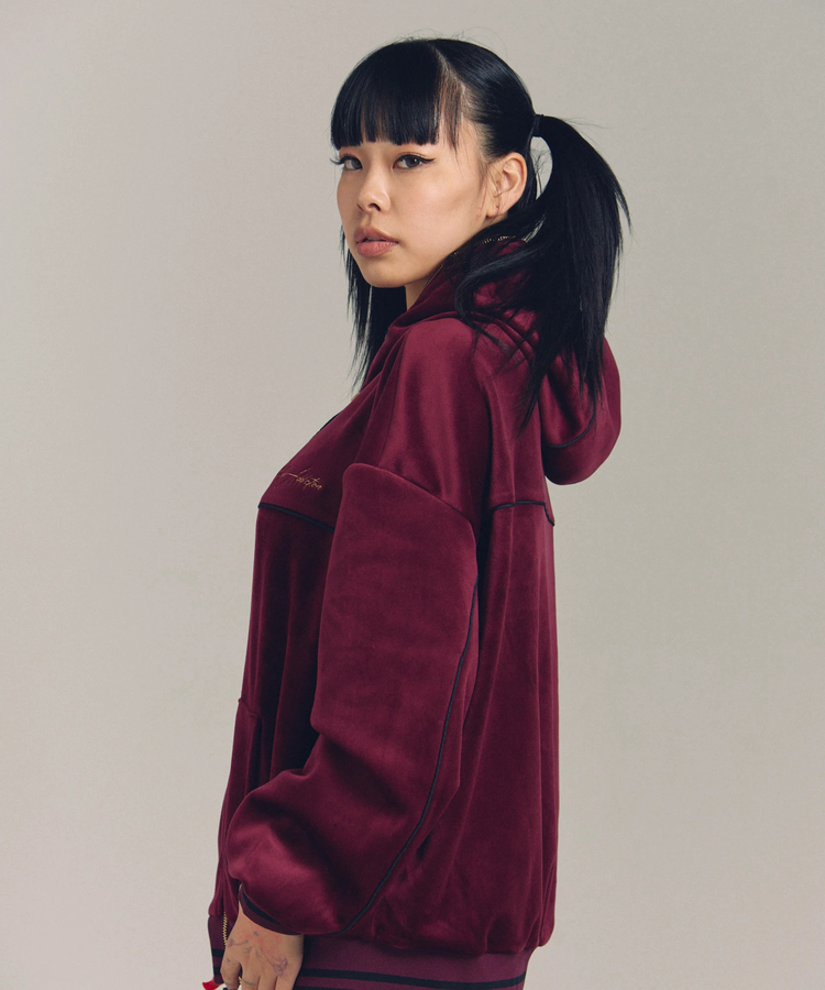 JACKROSE(ジャックローズ) |GA VELOR TRACK ZIP HOODIE *セットアップ対応(MENS)