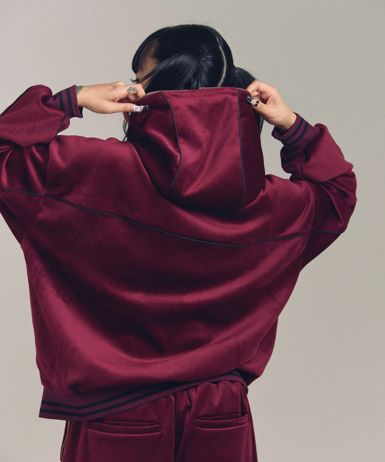 JACKROSE(ジャックローズ) |GA VELOR TRACK ZIP HOODIE *セットアップ対応(MENS)