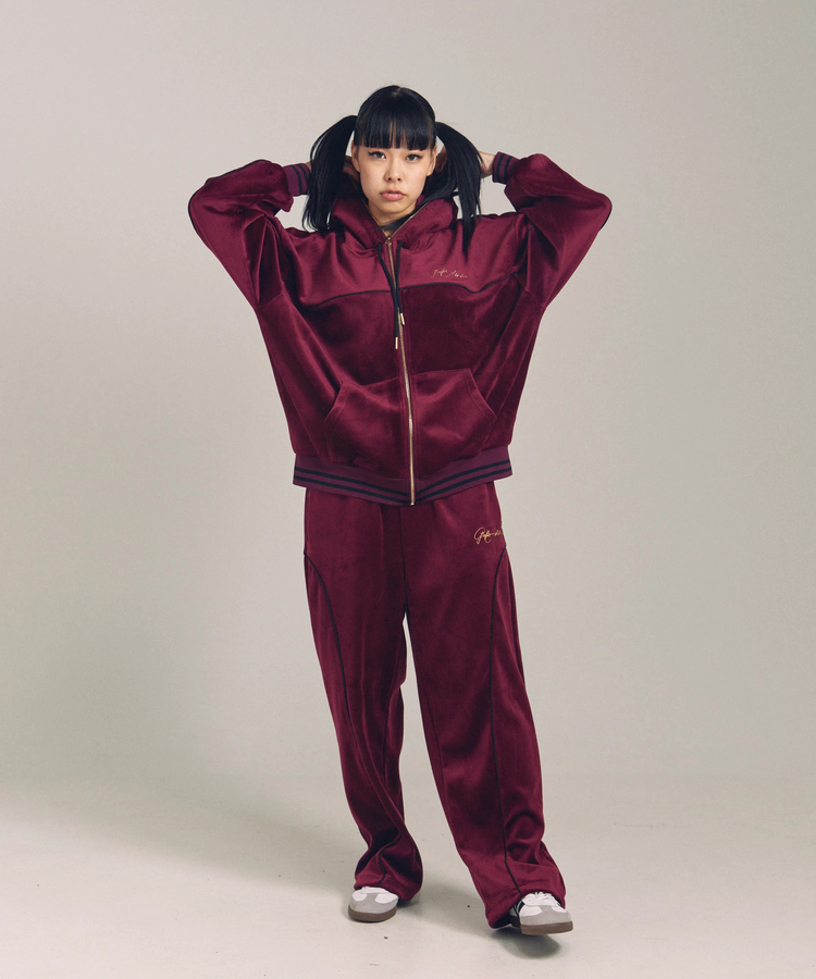 JACKROSE(ジャックローズ) |GA VELOR TRACK ZIP HOODIE *セットアップ対応(MENS)