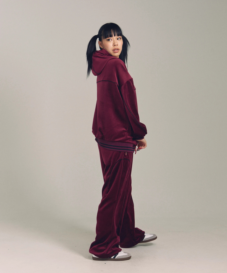 JACKROSE(ジャックローズ) |GA VELOR TRACK ZIP HOODIE *セットアップ対応(MENS)