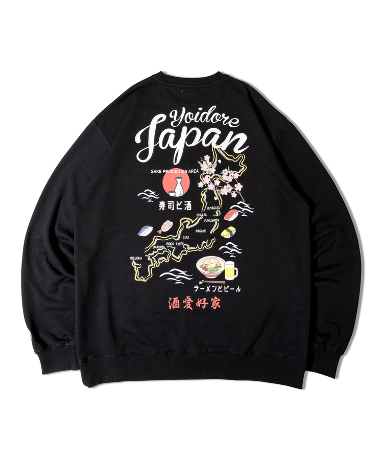 JACKROSE(ジャックローズ) |YOIDORE/酔いどれ JAPAN 寿司酒クルーネック(MENS)