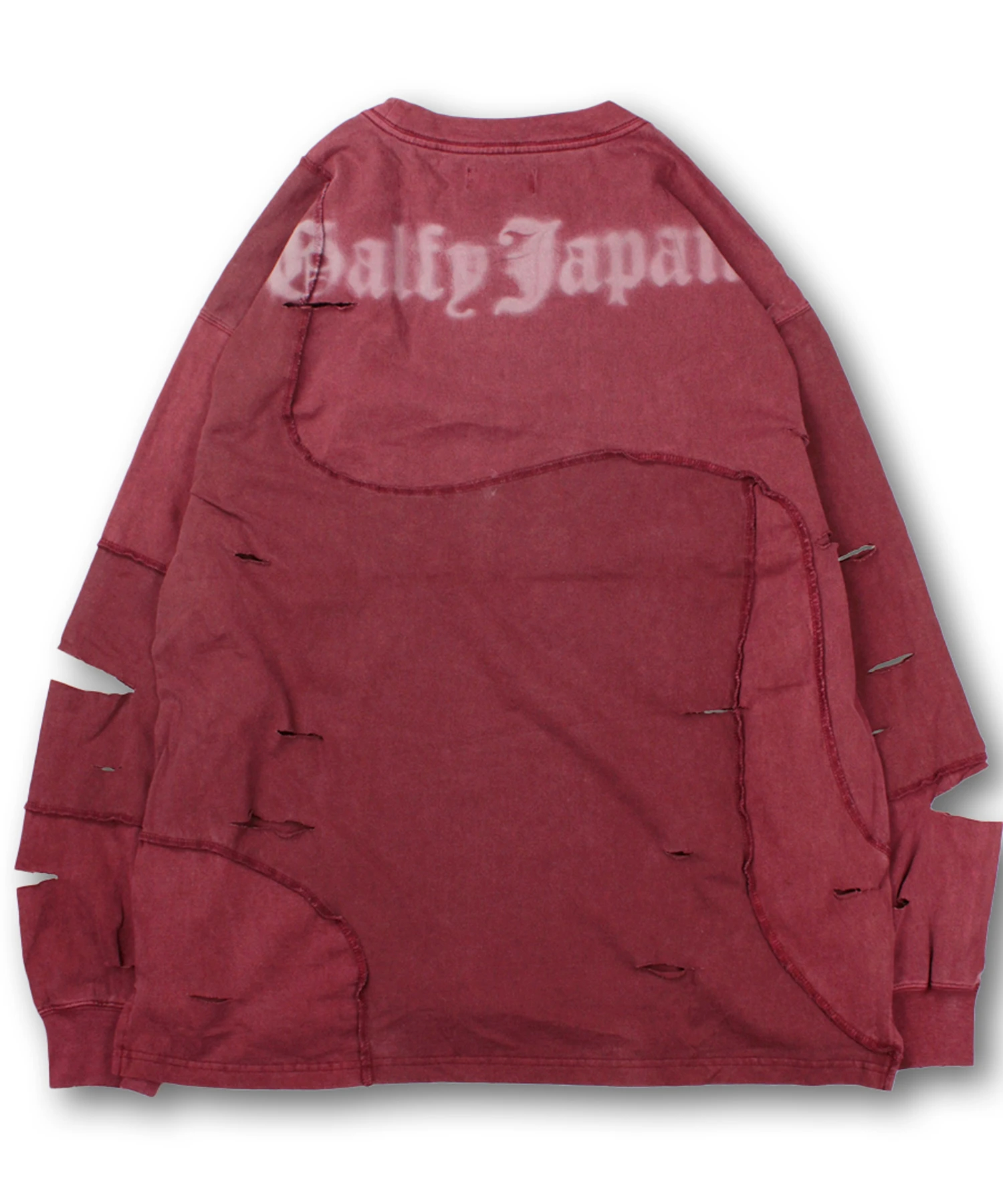 GALFY (ガルフィー) ツギハギゾンビロンTee - Black / ロック