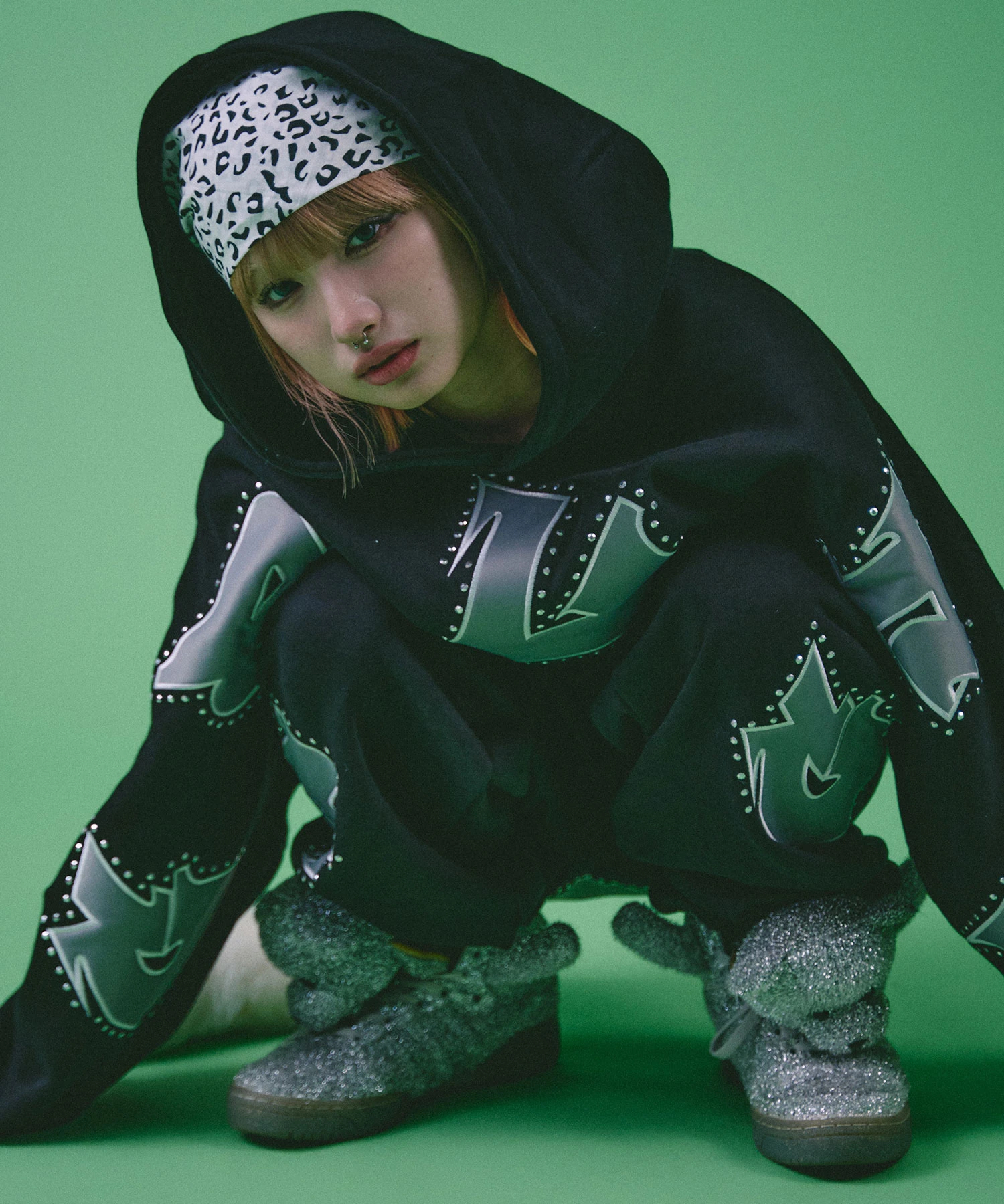 GALFY/ガルフィー ギャル男BIGロゴダブダブパーカー *セットアップ対応