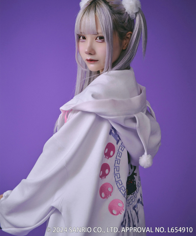 JACKROSE(ジャックローズ) |GALFY×KUROMI/ガルフィー×クロミ みんな大好きボンディングパーカー(WOMENS)