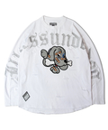 JACKROSE(ジャックローズ) |【GALFY×GALLIS ADDICTION】ぼろぼろ刺繍ロンT(MENS)