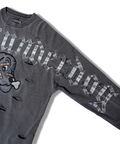 JACKROSE(ジャックローズ) |【GALFY×GALLIS ADDICTION】ぼろぼろ刺繍ロンT(MENS)