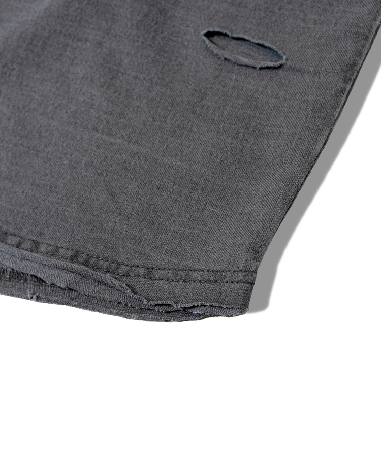 GALFY×GALLIS ADDICTION】ぼろぼろ刺繍ロンT(MENS