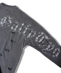 JACKROSE(ジャックローズ) |【GALFY×GALLIS ADDICTION】ぼろぼろ刺繍ロンT(MENS)