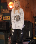 JACKROSE(ジャックローズ) |【GALFY×GALLIS ADDICTION】ぼろぼろ刺繍ロンT(MENS)