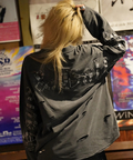 JACKROSE(ジャックローズ) |【GALFY×GALLIS ADDICTION】ぼろぼろ刺繍ロンT(MENS)