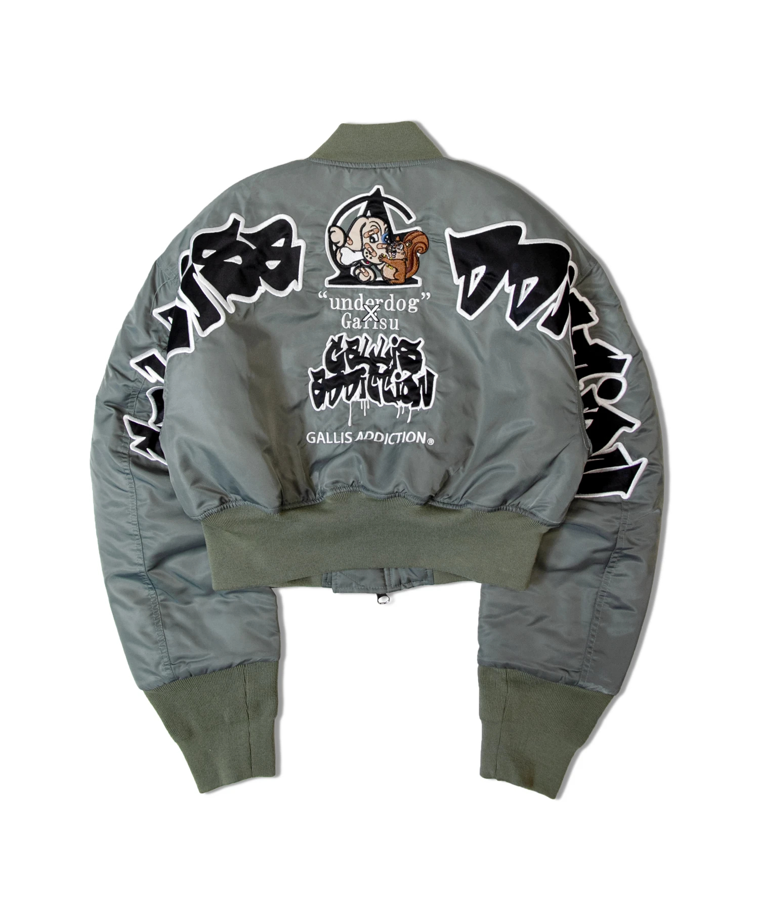 GALFY×GALLIS ADDICTION】犬とリス仲良ちMA-1(MENS/WOMENS
