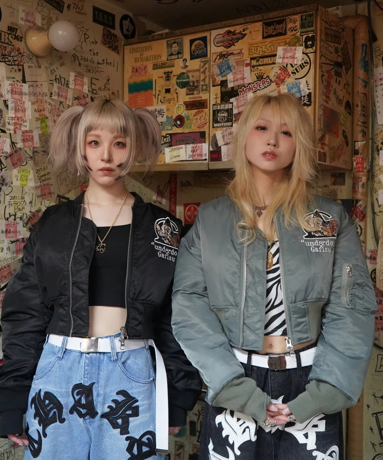 GALFY×GALLIS ADDICTION】犬とリス仲良ちMA-1(MENS/WOMENS