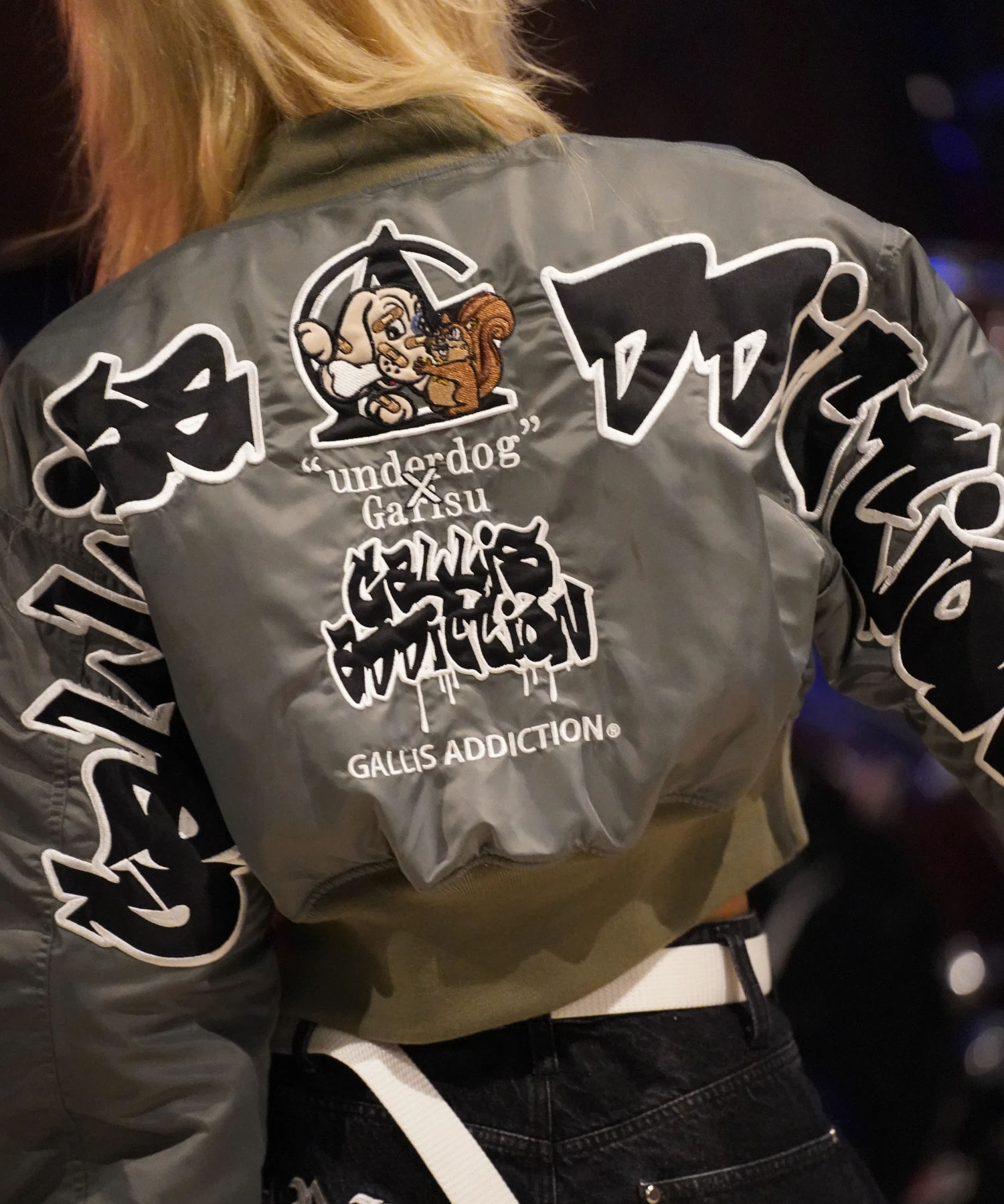 GALFY×GALLIS ADDICTION】犬とリス仲良ちMA-1(MENS/WOMENS
