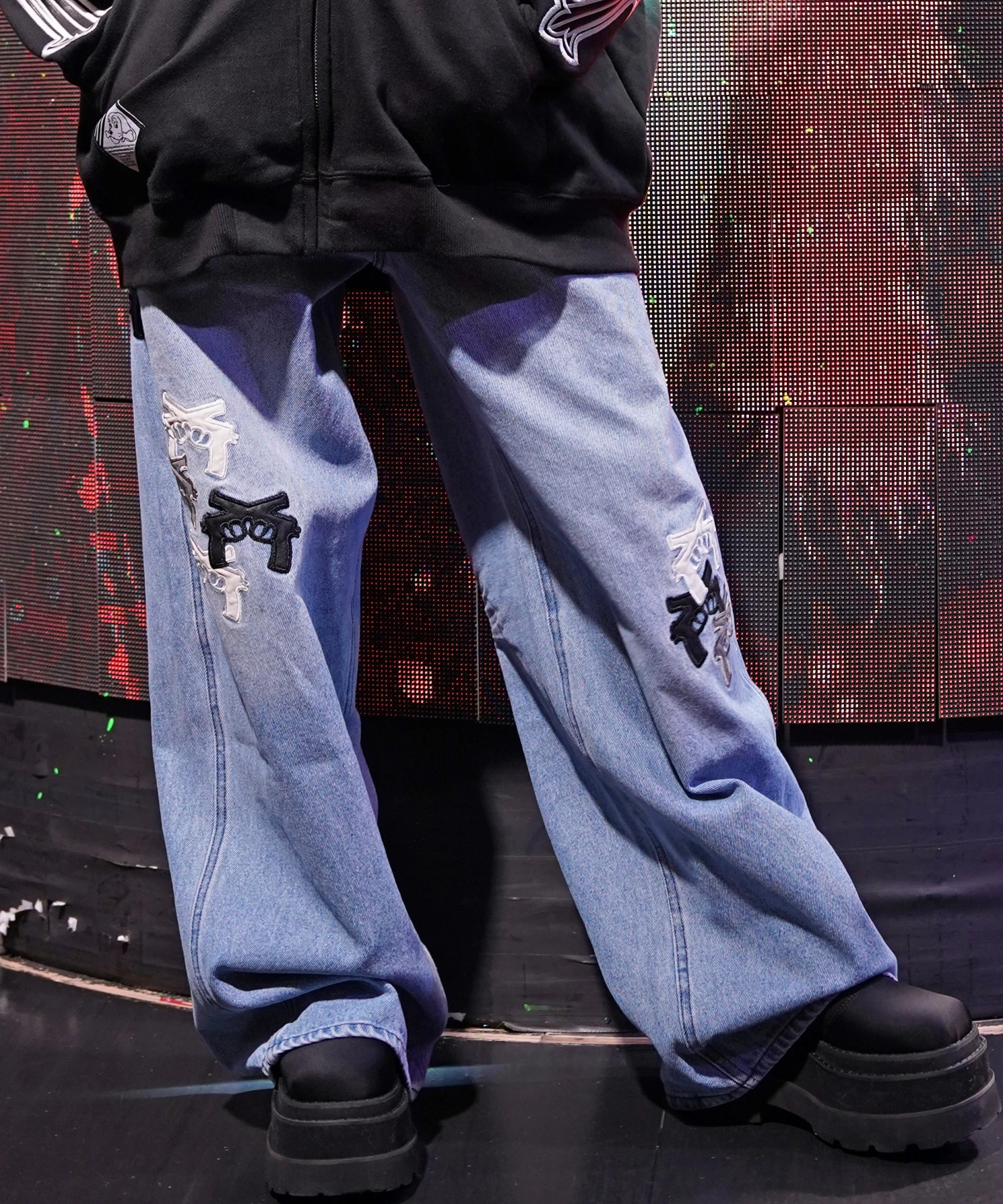GALFY×GALLIS ADDICTION】チャカだらけデニム(MENS GALFY×GALLIS ADDICTION】チャカだらけデニム(MENS