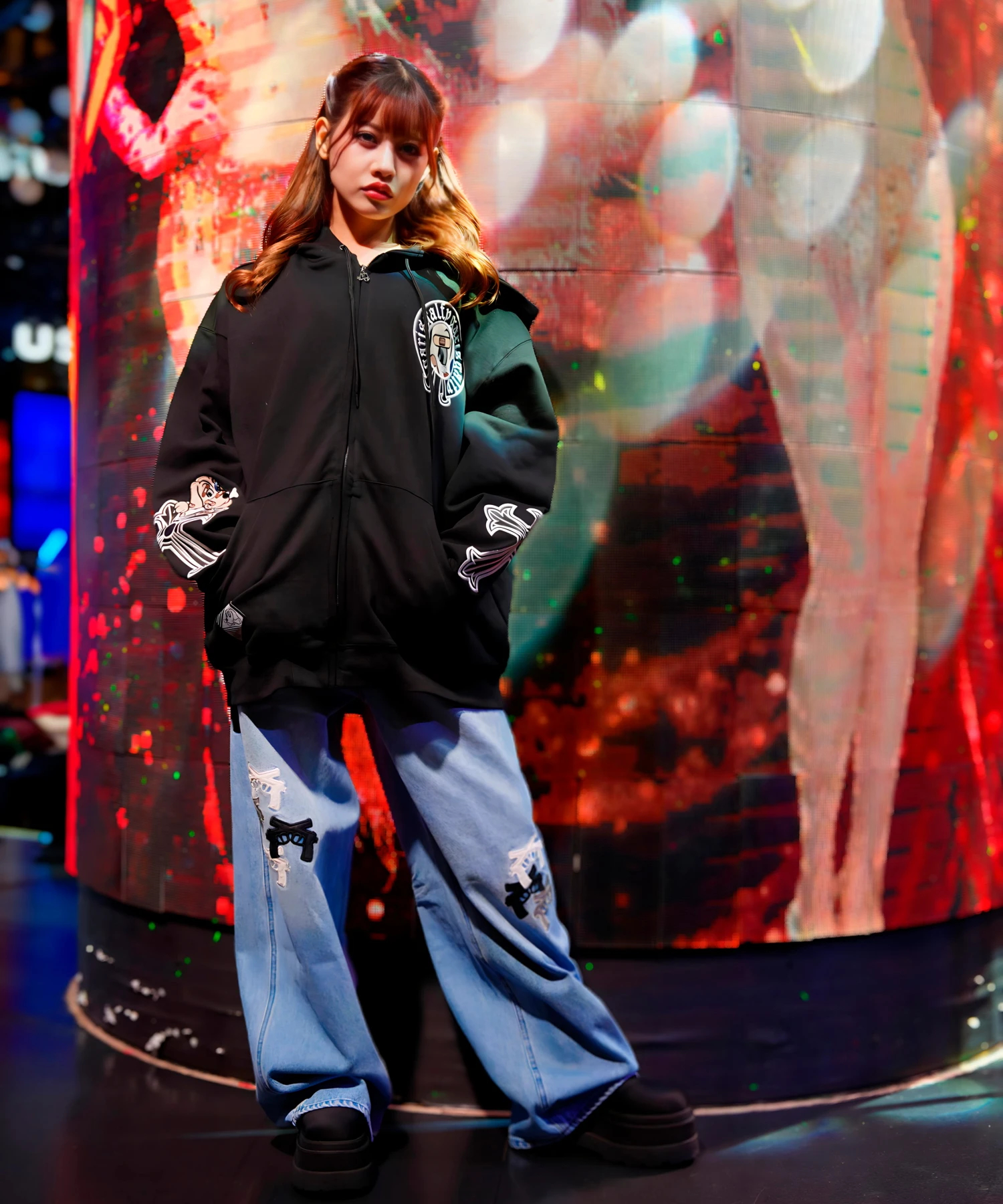 GALFY×GALLIS ADDICTION】チャカだらけデニム(MENS GALFY×GALLIS ADDICTION】チャカだらけデニム(MENS