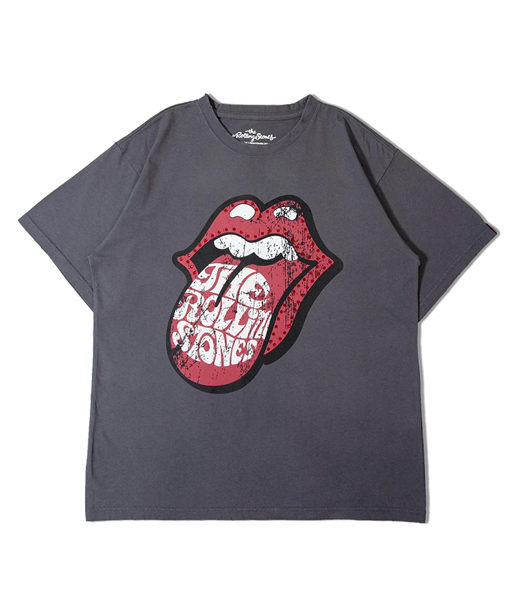 The Rolling Stones×JACKROSE】 PRINT&LINESTONE SS TEE(MENS