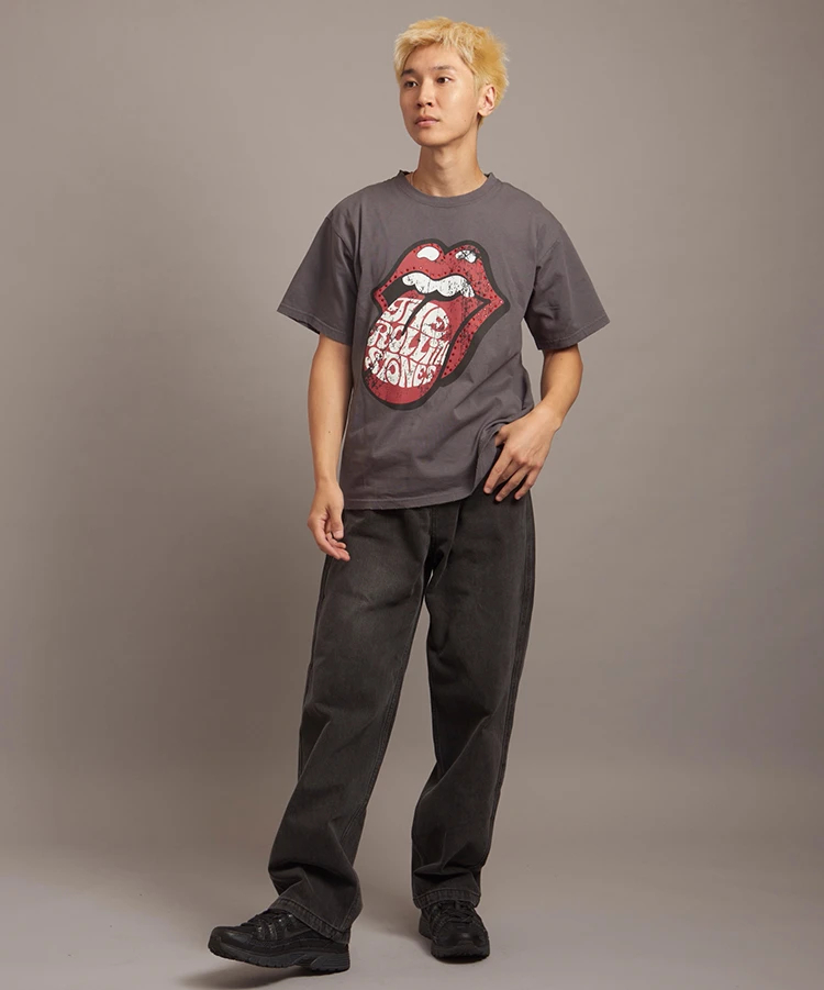 The Rolling Stones×JACKROSE】 PRINT&LINESTONE SS TEE(MENS