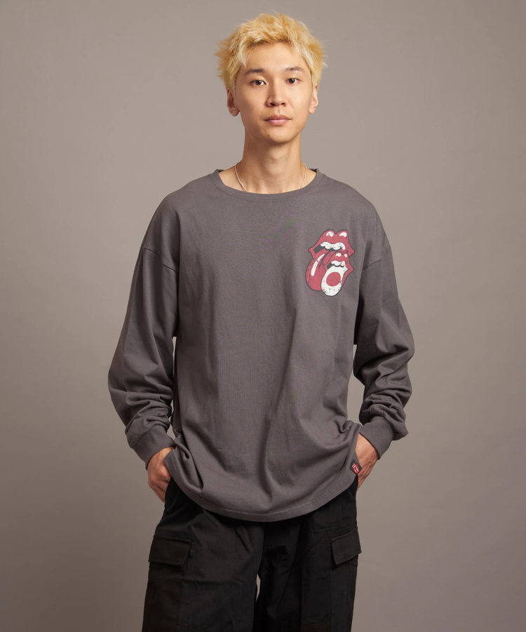 The Rolling Stones×JACKROSE】 9 LIPS&TONGUE LS TEE(MENS