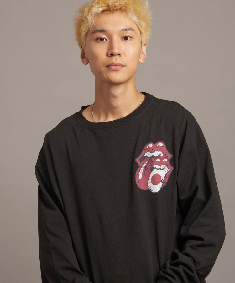 The Rolling Stones×JACKROSE】 9 LIPS&TONGUE LS TEE(MENS