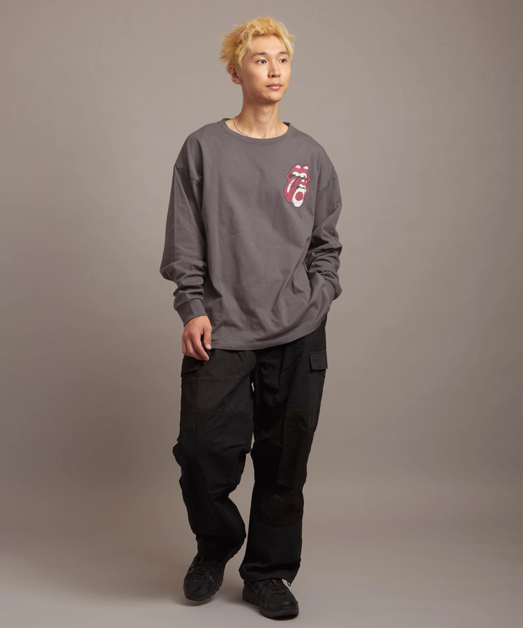 The Rolling Stones×JACKROSE】 9 LIPS&TONGUE LS TEE(MENS