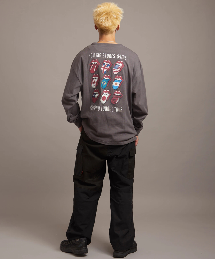 The Rolling Stones×JACKROSE】 9 LIPS&TONGUE LS TEE(MENS