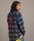 JACKROSE(ジャックローズ) |【The Rolling Stones×JACKROSE】グラデブリーチオンブレチェックLSシャツ(MENS)