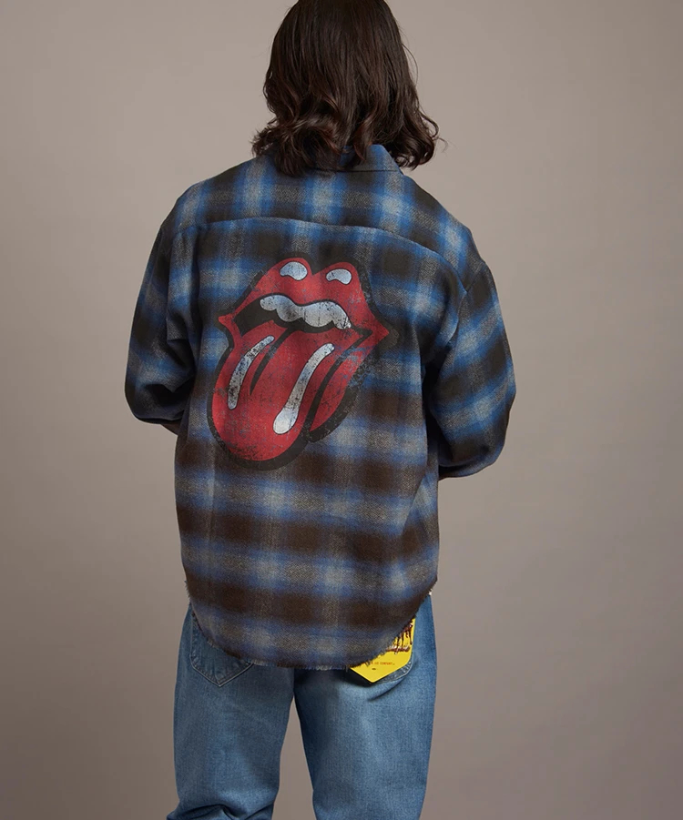 THE ROLLING STONES×JACKROSE】グラデブリーチオンブレチェック