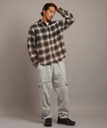 JACKROSE(ジャックローズ) |【The Rolling Stones×JACKROSE】グラデブリーチオンブレチェックLSシャツ(MENS)