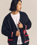 JACKROSE(ジャックローズ) |【The Rolling Stones×JACKROSE】 SHAGGY KNIT JQ CARDIGAN(MENS)