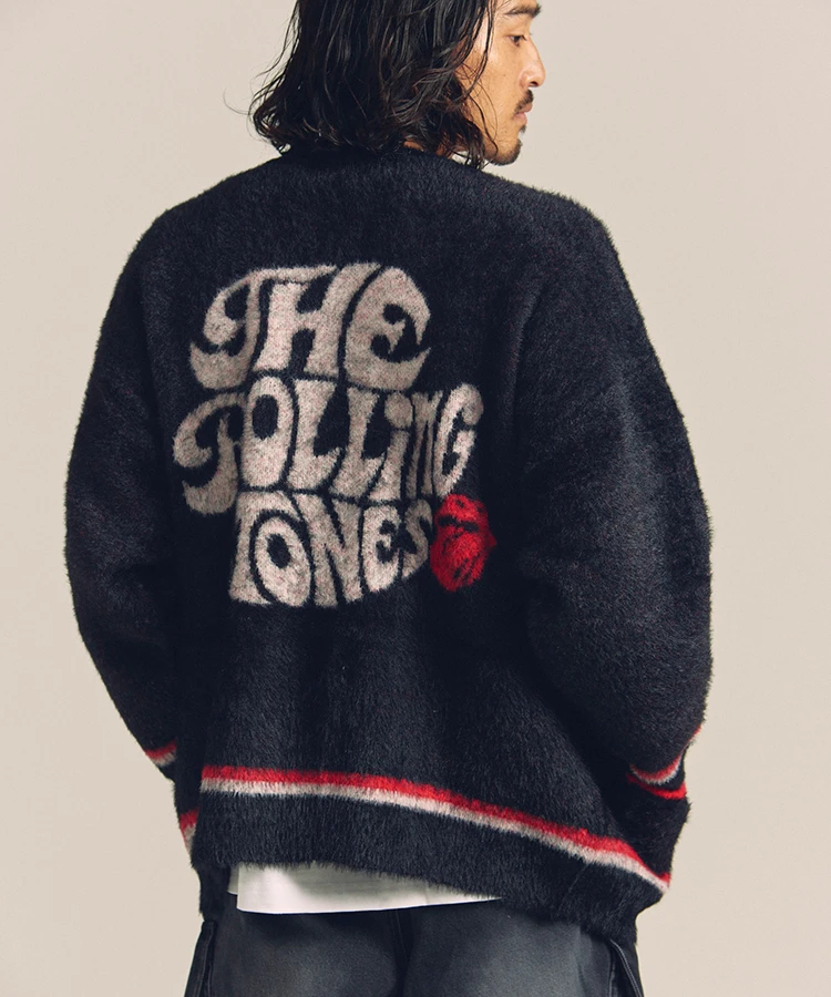 JACKROSE(ジャックローズ) |【The Rolling Stones×JACKROSE】 SHAGGY KNIT JQ CARDIGAN(MENS)
