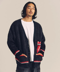 JACKROSE(ジャックローズ) |【The Rolling Stones×JACKROSE】 SHAGGY KNIT JQ CARDIGAN(MENS)