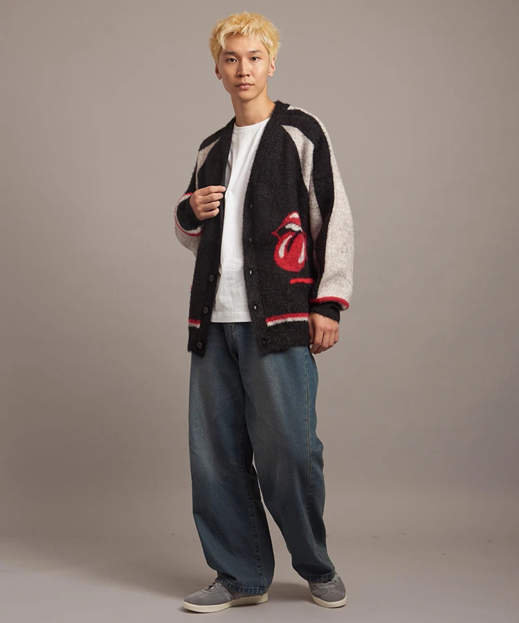 JACKROSE(ジャックローズ) |【The Rolling Stones×JACKROSE】 SHAGGY KNIT JQ CARDIGAN(MENS)