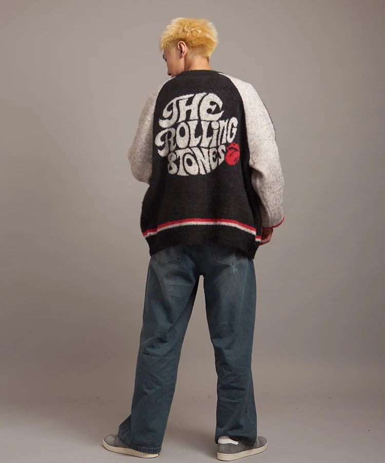 JACKROSE(ジャックローズ) |【The Rolling Stones×JACKROSE】 SHAGGY KNIT JQ CARDIGAN(MENS)