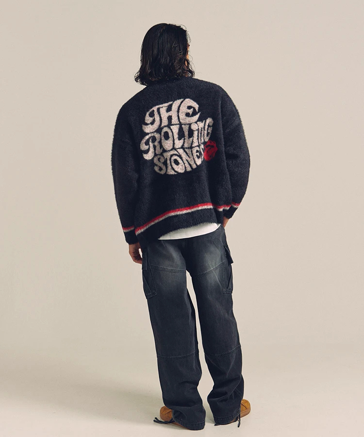 JACKROSE(ジャックローズ) |【The Rolling Stones×JACKROSE】 SHAGGY KNIT JQ CARDIGAN(MENS)