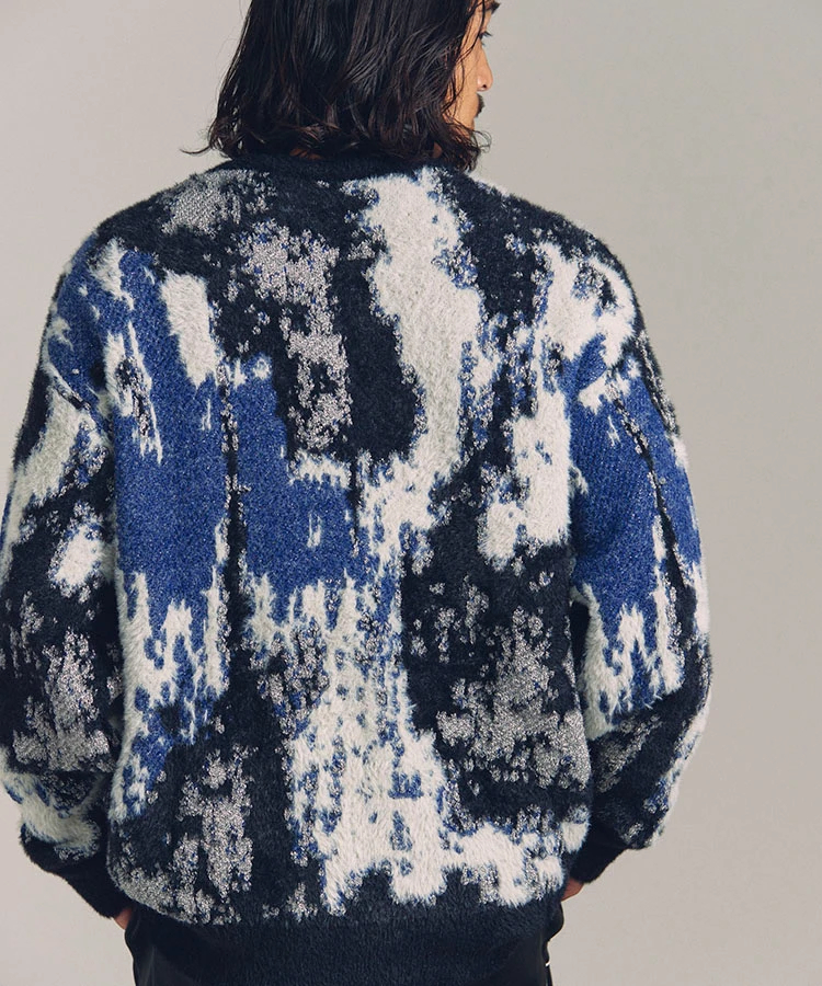 JACKROSE(ジャックローズ) |JE スプラッシュジャガードクルーニット(MENS)