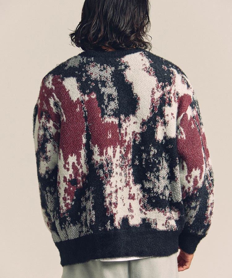 JACKROSE(ジャックローズ) |JE スプラッシュジャガードクルーニット(MENS)