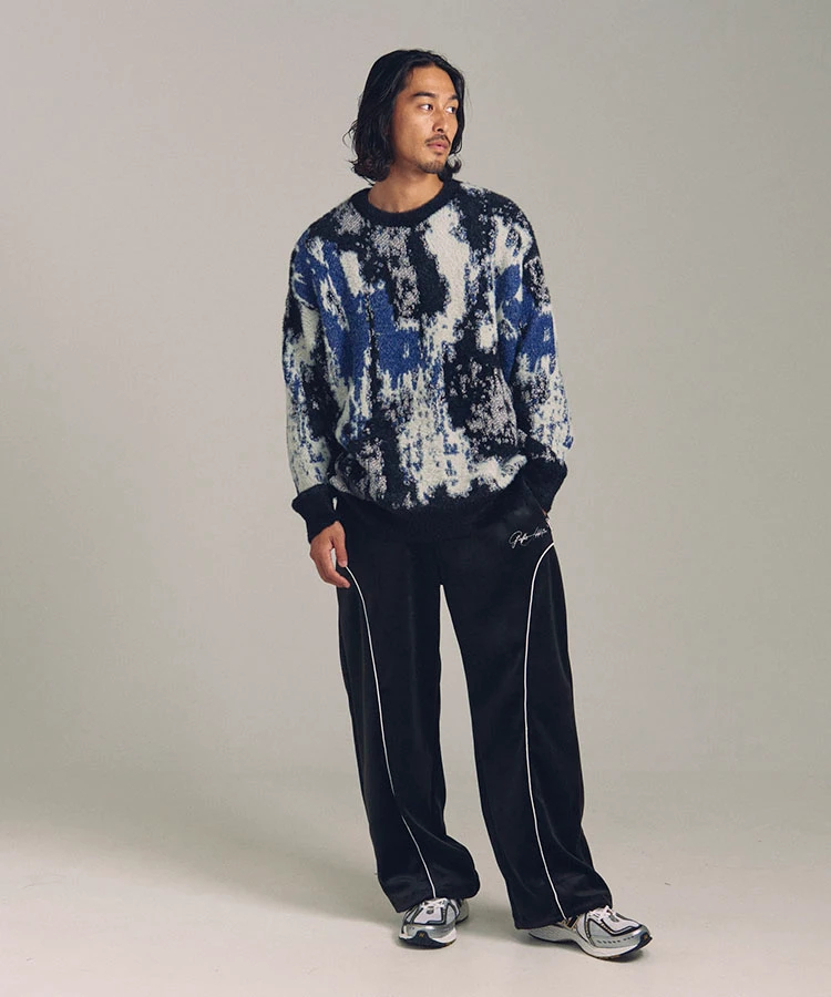 JACKROSE(ジャックローズ) |JE スプラッシュジャガードクルーニット(MENS)