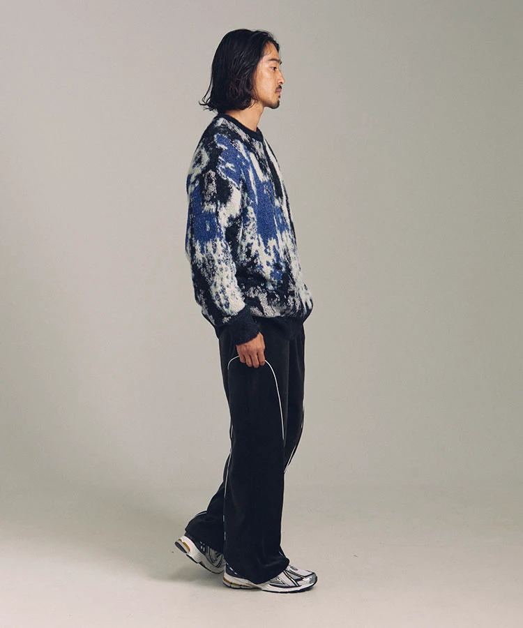 JACKROSE(ジャックローズ) |JE スプラッシュジャガードクルーニット(MENS)