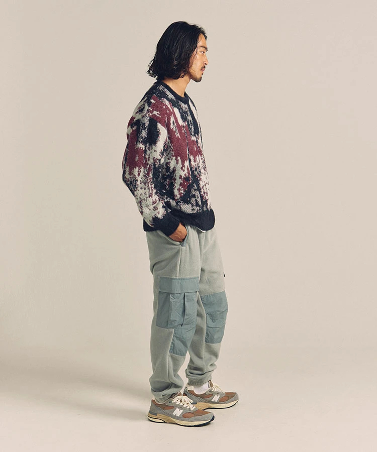 JACKROSE(ジャックローズ) |JE スプラッシュジャガードクルーニット(MENS)