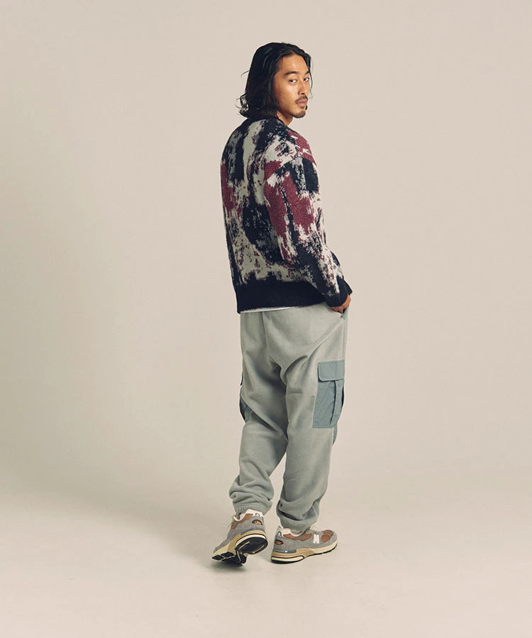 JACKROSE(ジャックローズ) |JE スプラッシュジャガードクルーニット(MENS)