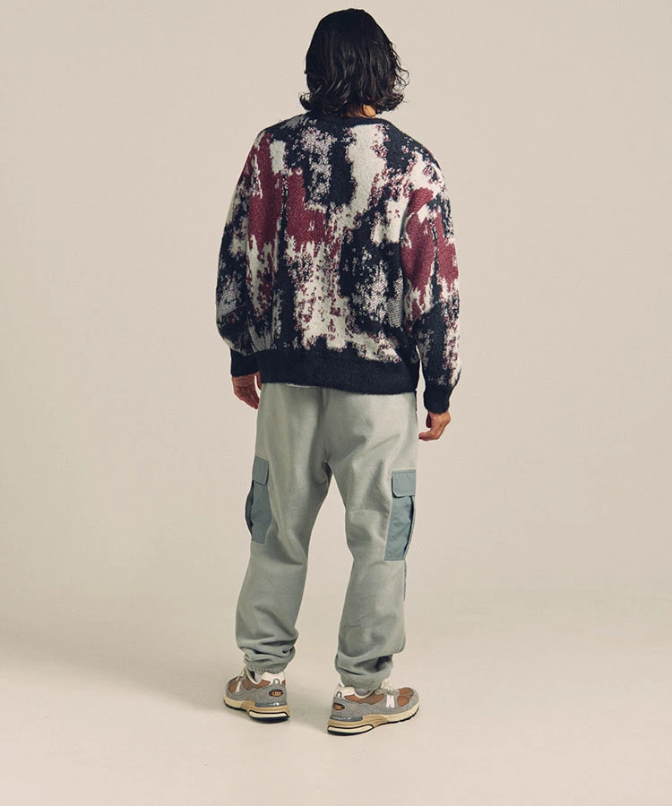 JACKROSE(ジャックローズ) |JE スプラッシュジャガードクルーニット(MENS)