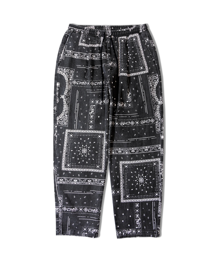 JACKROSE(ジャックローズ) |BAYCANT/ベイカント 総柄1タック ワークパンツ(MENS)