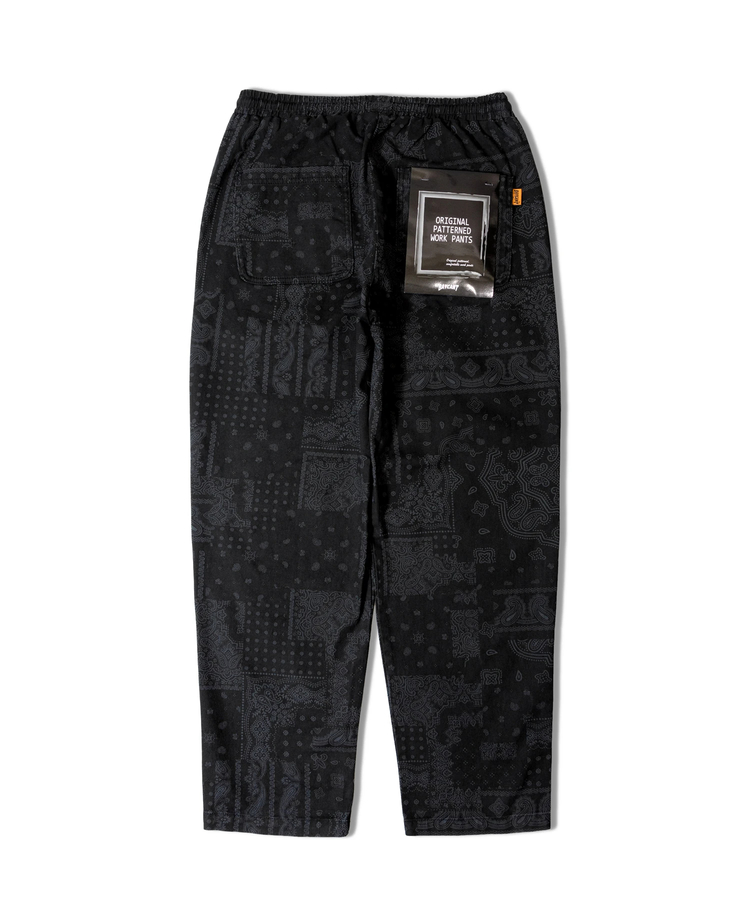 BAYCANT/ベイカント 総柄1タック ワークパンツ(MENS