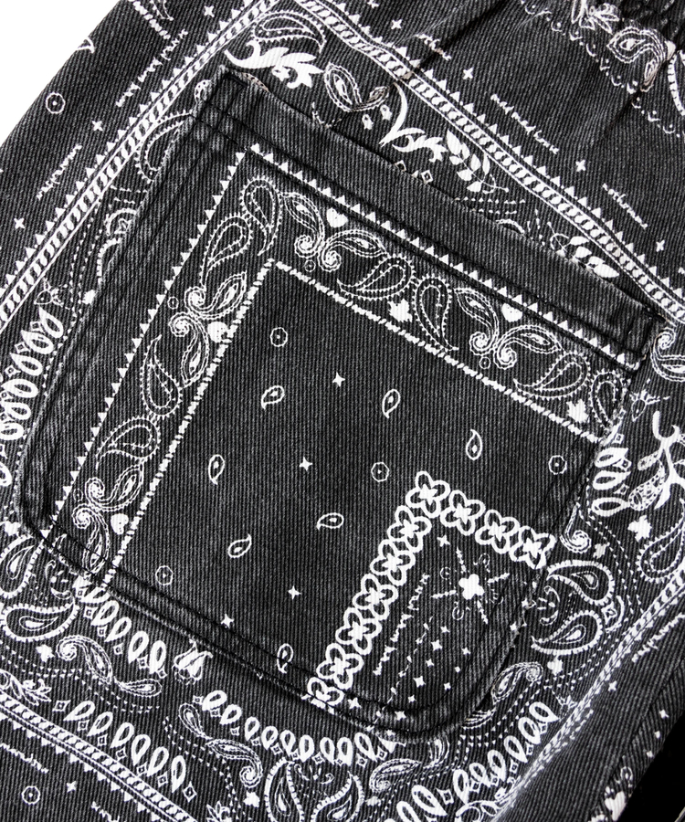 JACKROSE(ジャックローズ) |BAYCANT/ベイカント 総柄1タック ワークパンツ(MENS)