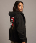 JACKROSE(ジャックローズ) |【The Rolling Stones×JACKROSE】 裏起毛サガラ刺繍ジップパーカ(MENS)