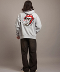 JACKROSE(ジャックローズ) |【The Rolling Stones×JACKROSE】 裏起毛サガラ刺繍ジップパーカ(MENS)