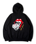 JACKROSE(ジャックローズ) |【The Rolling Stones×JACKROSE】 裏起毛サガラ刺繍ジップパーカ(MENS)